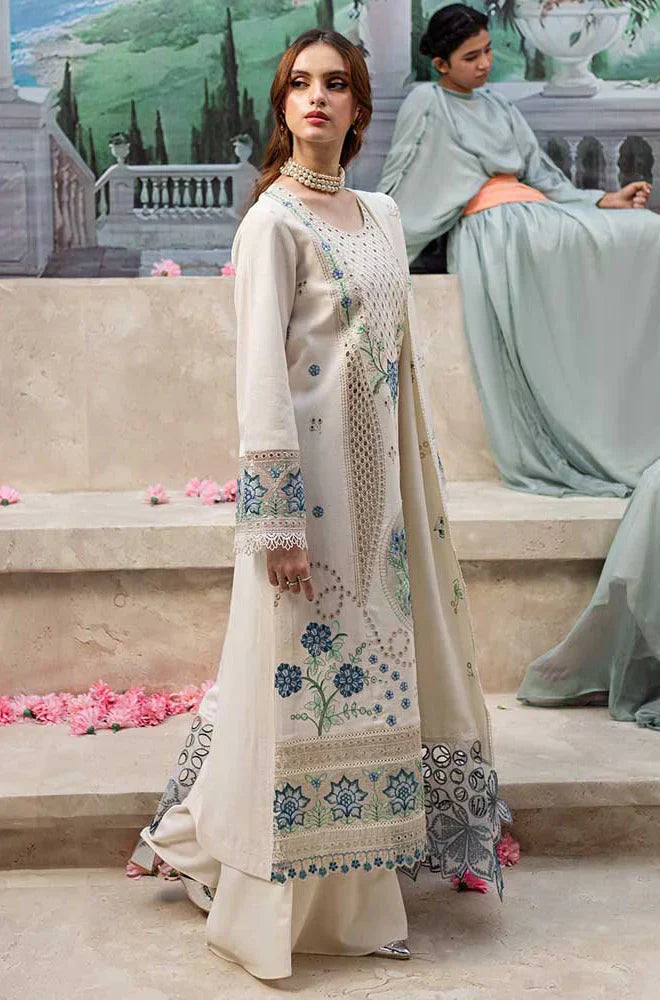 3PC EMBROIDERED LAWN-ANS5555