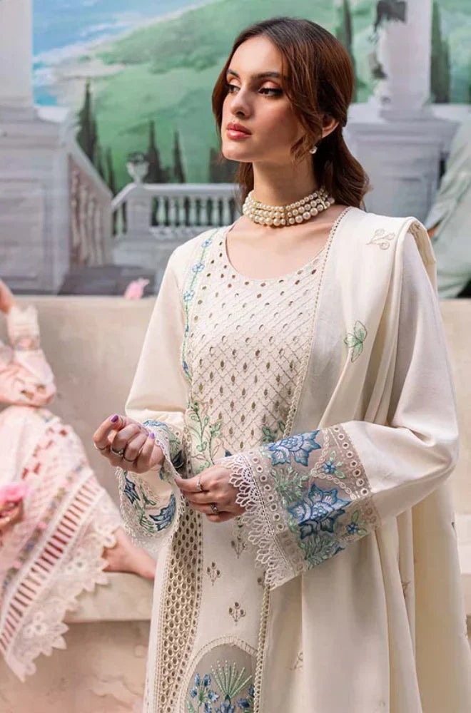 3PC EMBROIDERED LAWN-ANS5555