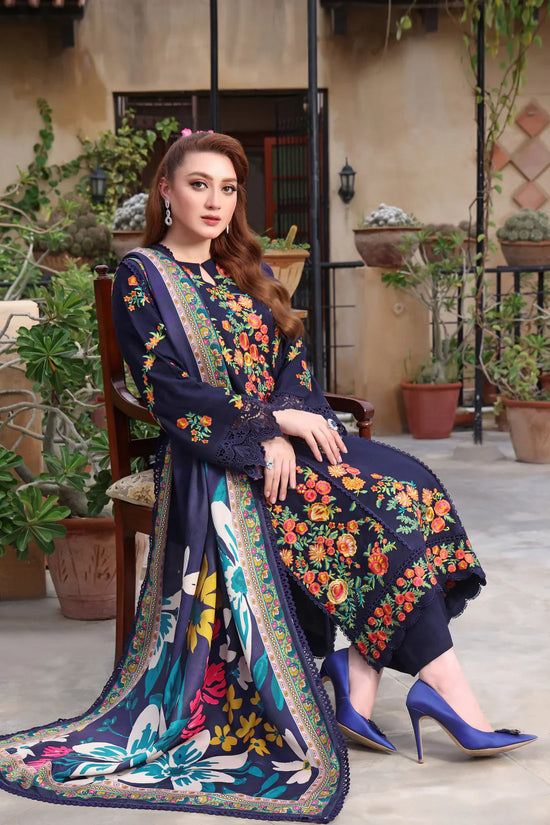 3PC LAWN UNSTITCHED - ANS373