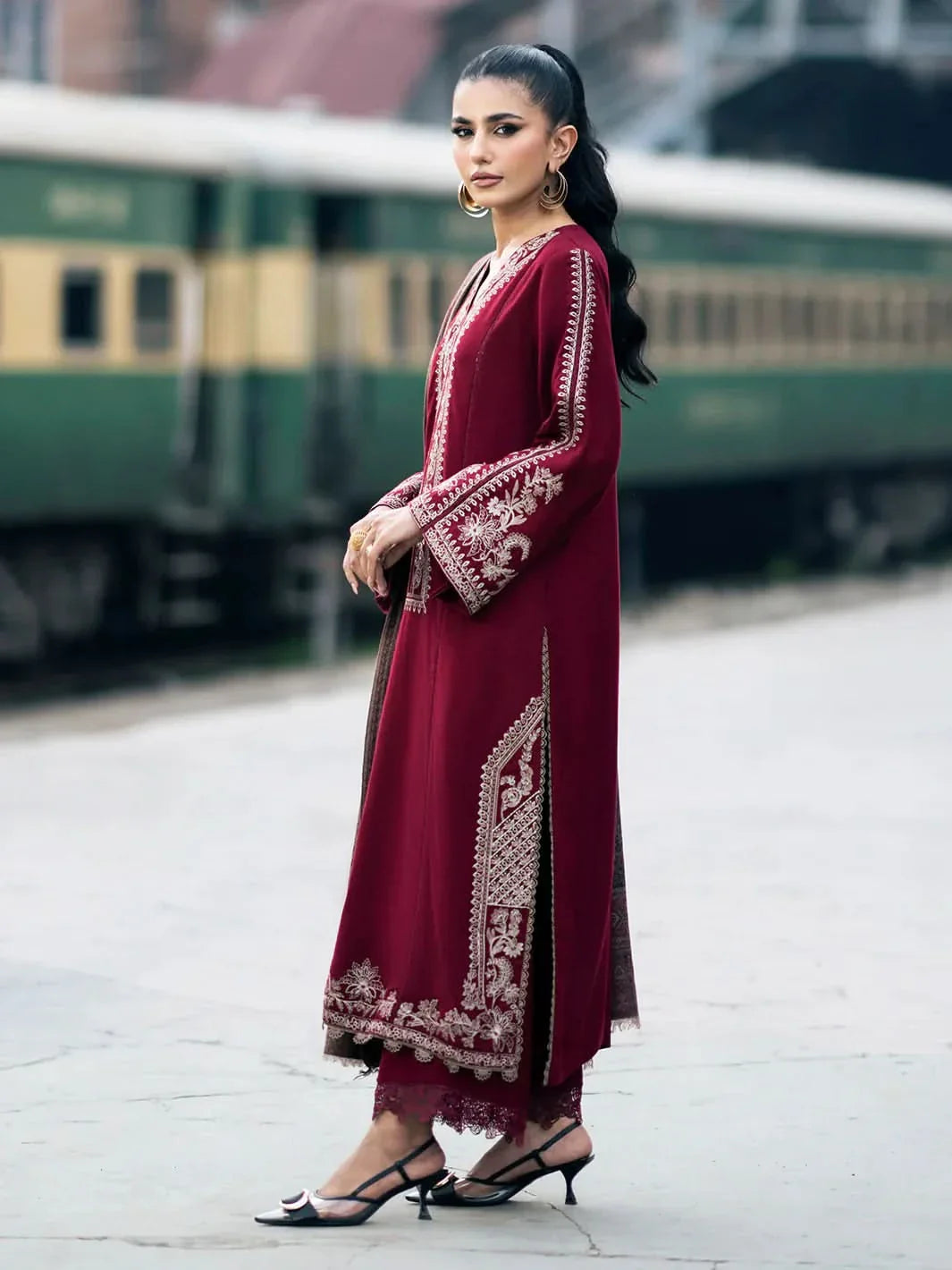 HAASIL LAWN 3 PC UNSTITCHED LAWN SUIT-ANS1776
