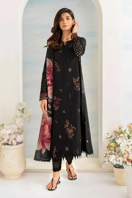 3 PC - EMBROIDERED LAWN SUIT -ANS1376