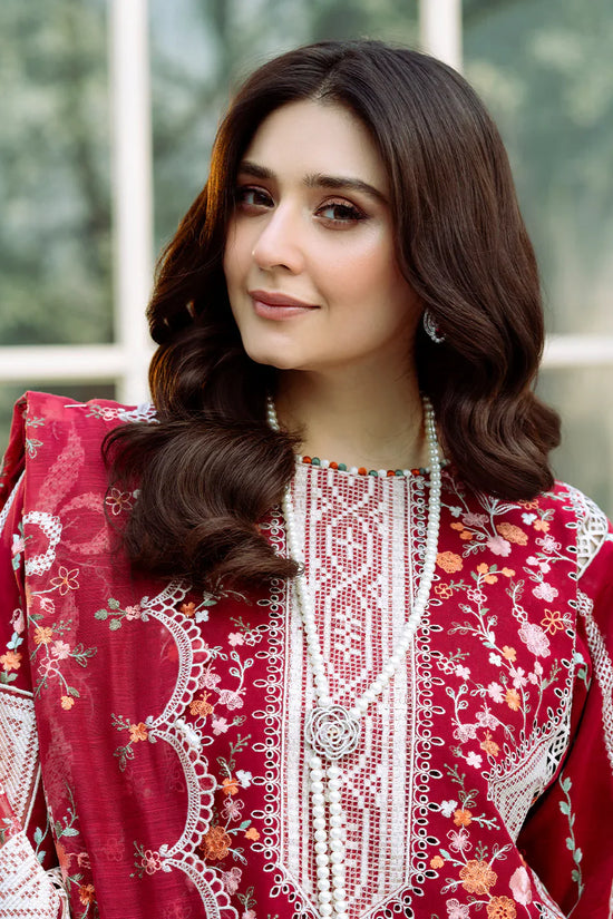 3PC UNSTITCHED LAWN SUIT - ANS1326