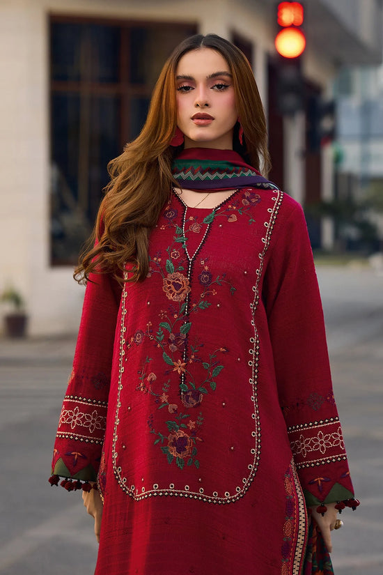3PC  EMBROIDERED LAWN-ANS7777