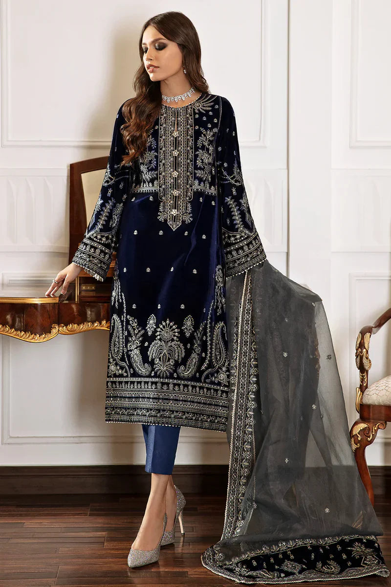 EMBROIDERED VELVET UF-41