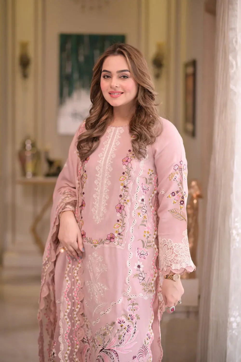 ANEELA'S | Heavy Boring Embroidered 3-Piece Premium Lawn -ANS3434
