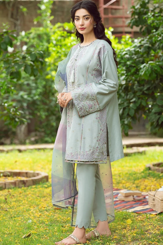 3 PC EMBROIDERED LAWN SUIT - ANS030