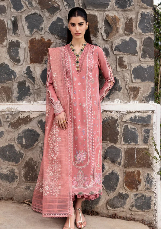 3 PC EMBROIDERD LAWN SUIT - ANS661