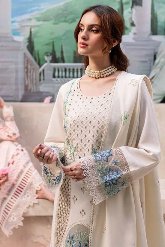 3PC  EMBROIDERED LAWN-ANS5555