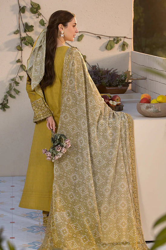 JANAN PARROT 3PC UNSTITCHED LAWN SUIT - ANS1770
