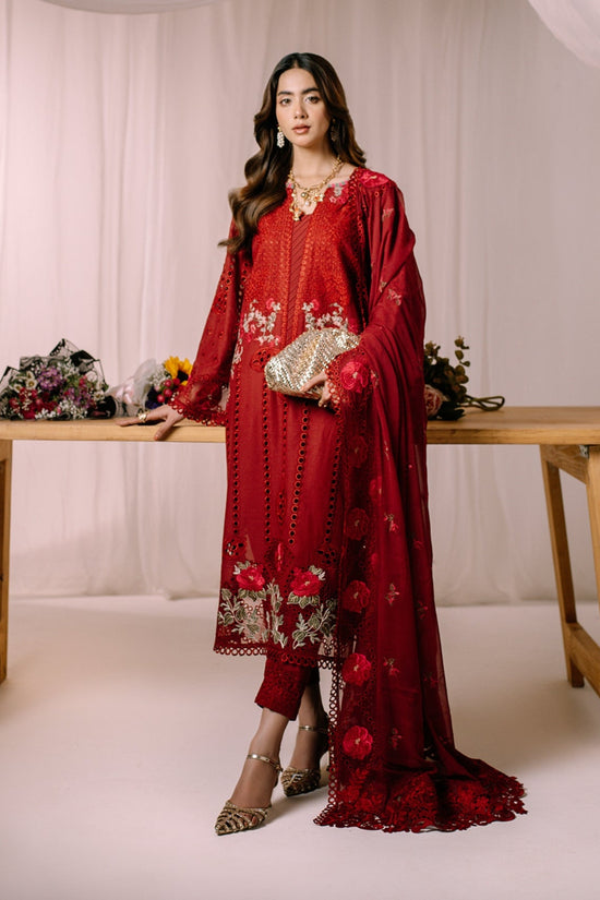 3 PC EMBROIDERED LAWN SUIT - ANS565