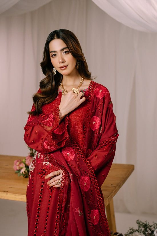 3 PC EMBROIDERED LAWN SUIT - ANS565