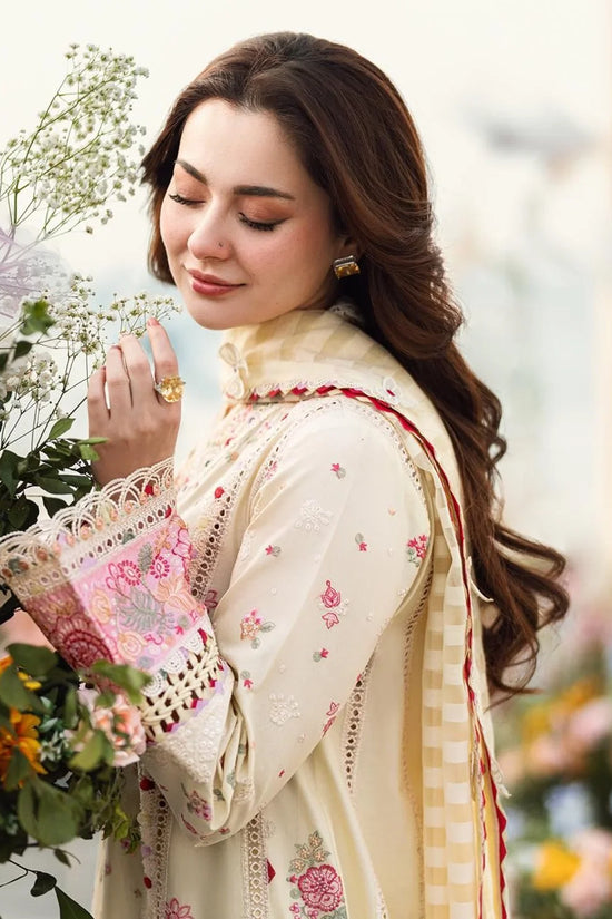 3PC EMBROIDERED LUXURY LAWN -ANS025