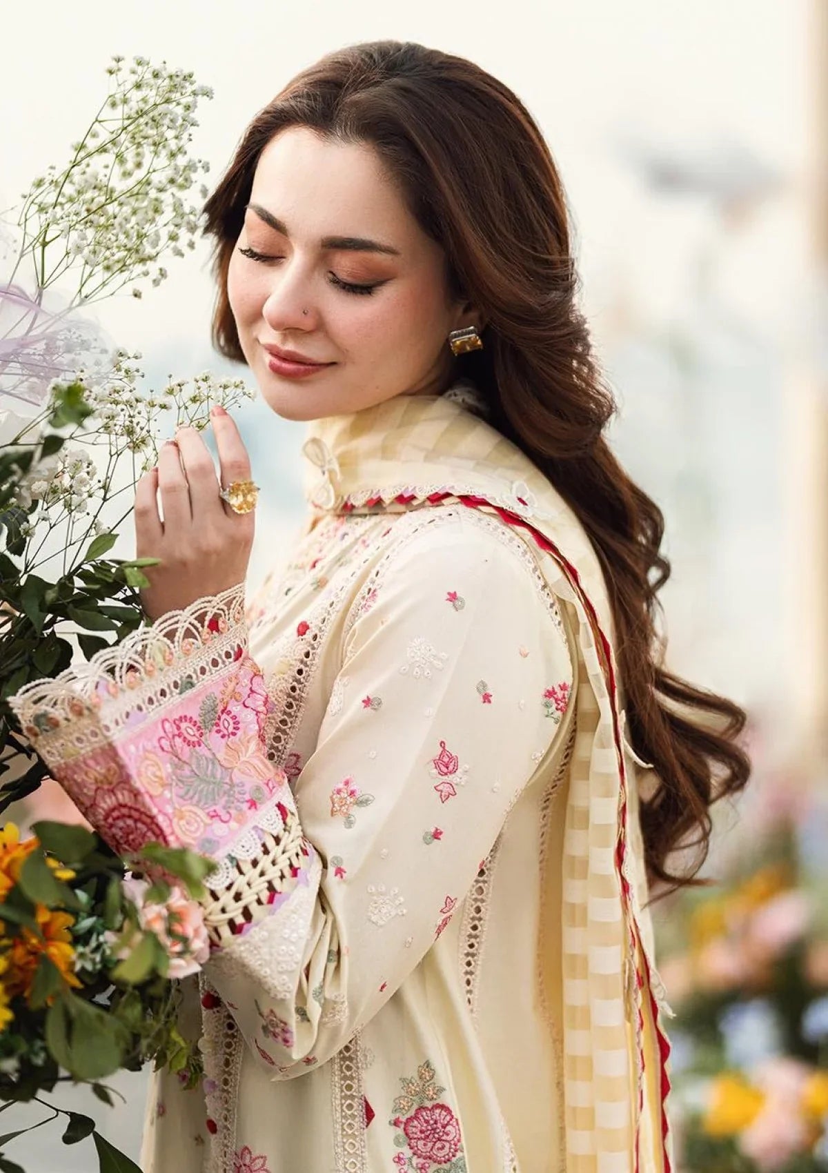 3PC EMBROIDERED LUXURY LAWN -ANS025