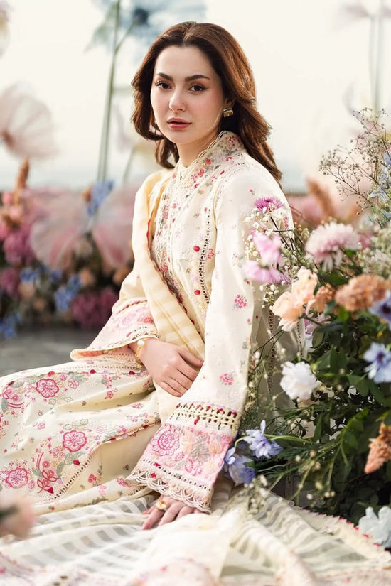 3PC EMBROIDERED LUXURY LAWN -ANS025